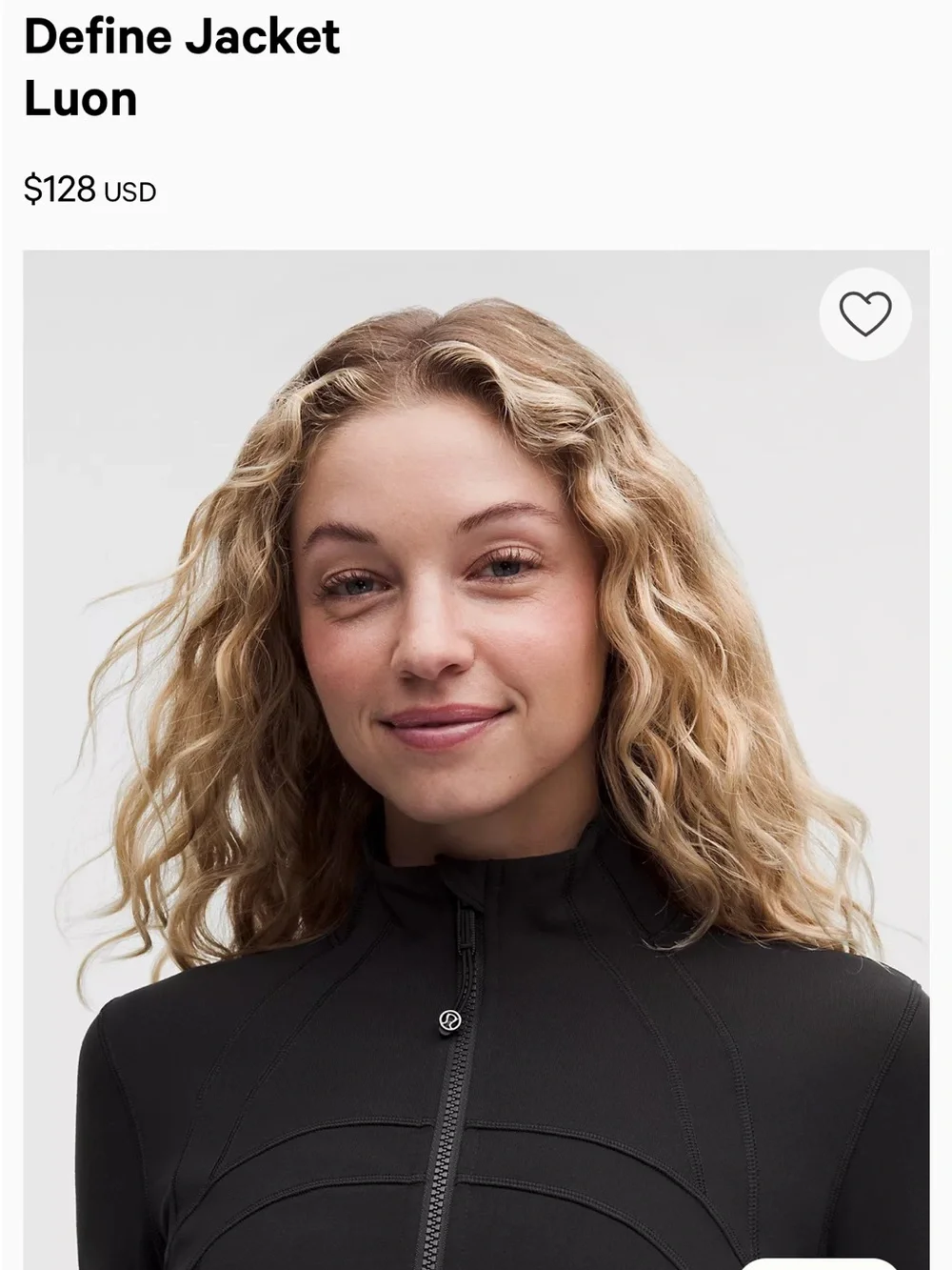 lululemon athletica Women's Black Define Jacket